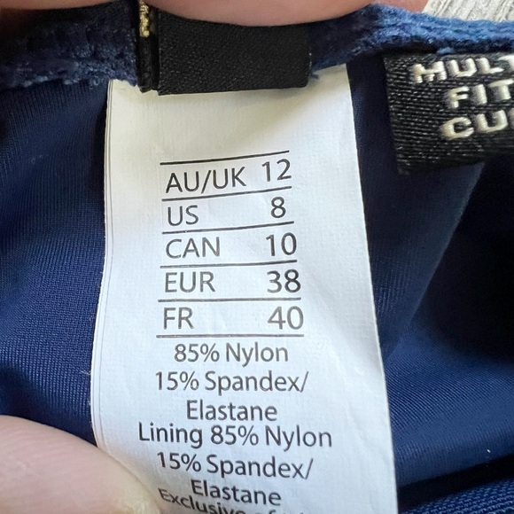 Nip Tuck Anchor Joanne Twist Front Tummy Control One 1 Piece Swimsuit - Picture 9 of 10